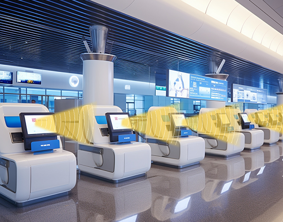 自助終端機定向音箱提供針對性語音指導，增強交互體驗，維護安靜秩序。